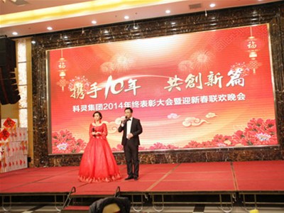 隆重舉辦2014 “攜手10年，共創(chuàng)新篇”年度表彰大會(huì)暨新春聯(lián)歡晚會(huì)